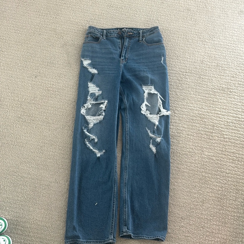 Hollister Ultra High Rise Dad Jean, stretch